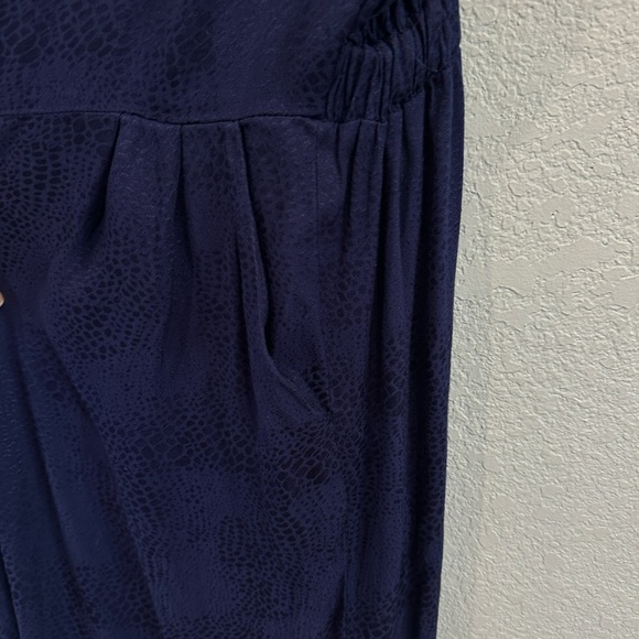 EUC Oliver Bonas Pants Jumpsuit Romper - Navy - Medium 8-10 - Picture 4 of 4